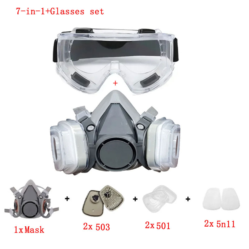 Respirator Half Face - 6200 Stofmasker Half Gezicht Met 503