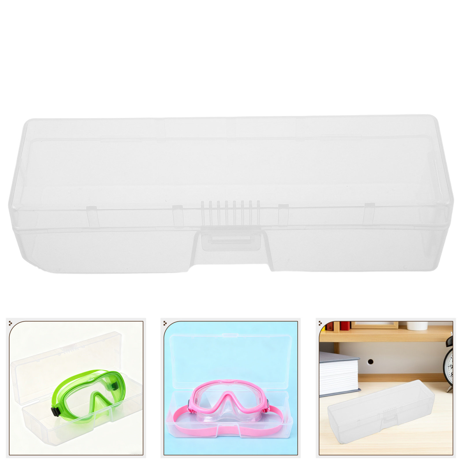 Mask Case Hard Shell - Snorkelmaskerhoes, duikmaskerbeschermer, opbergdoos voor zwembrillen, harde,