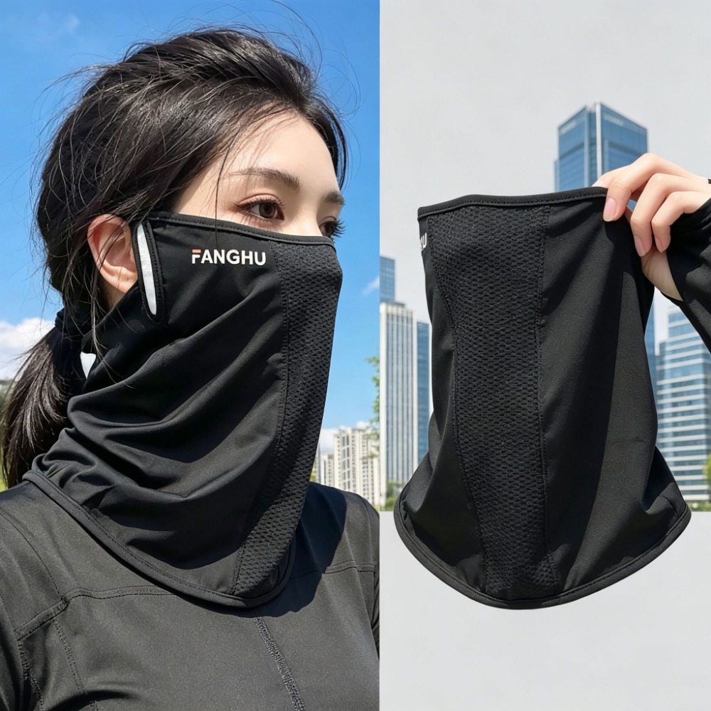 Sports Mask Breathable - Ademend mesh UV-beschermende gezichtsbedekking, lichtgewicht zonnebrandcrème