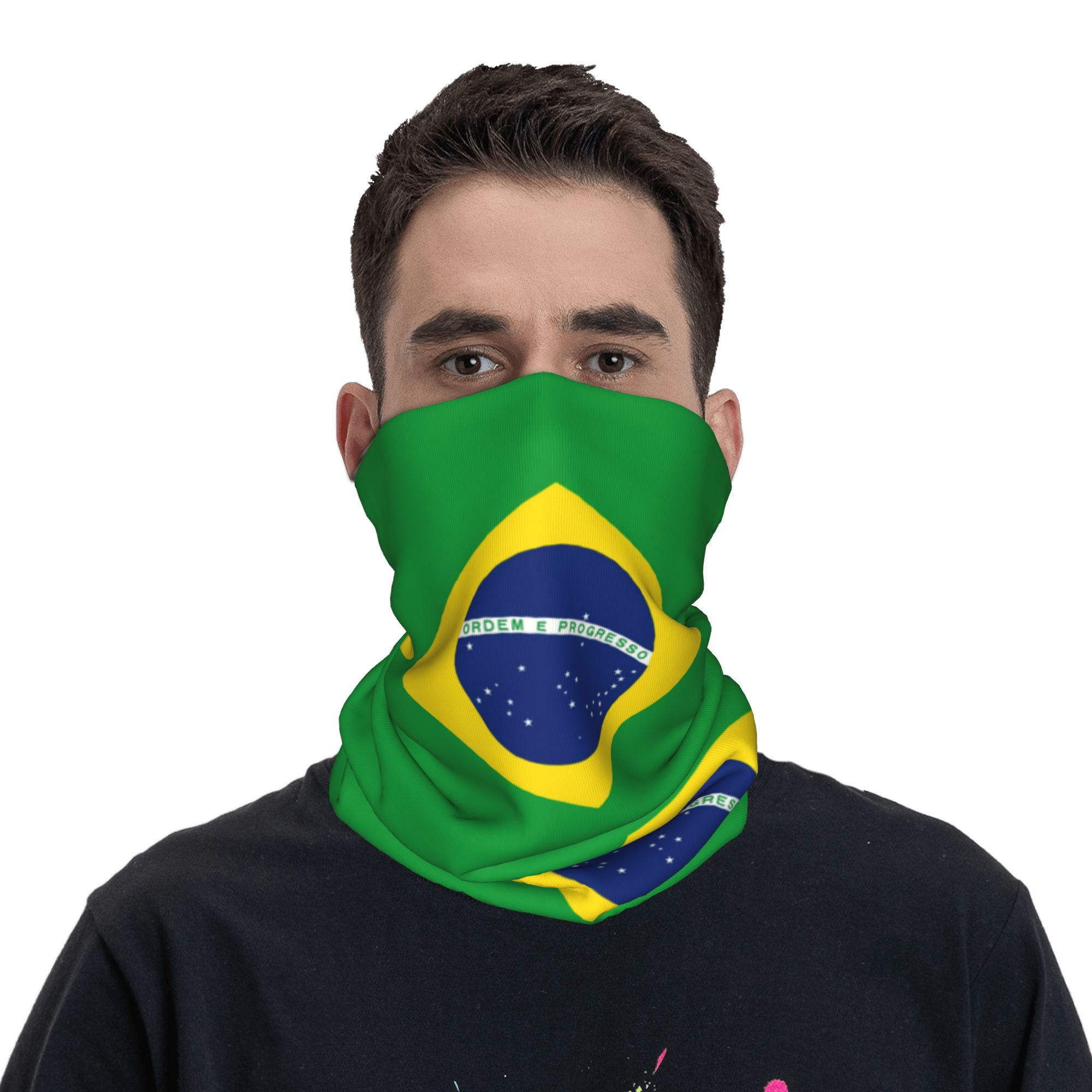 Aangepaste Brazilië Vlag Banda - Neck Gaiter Face Cover recensie en prijs