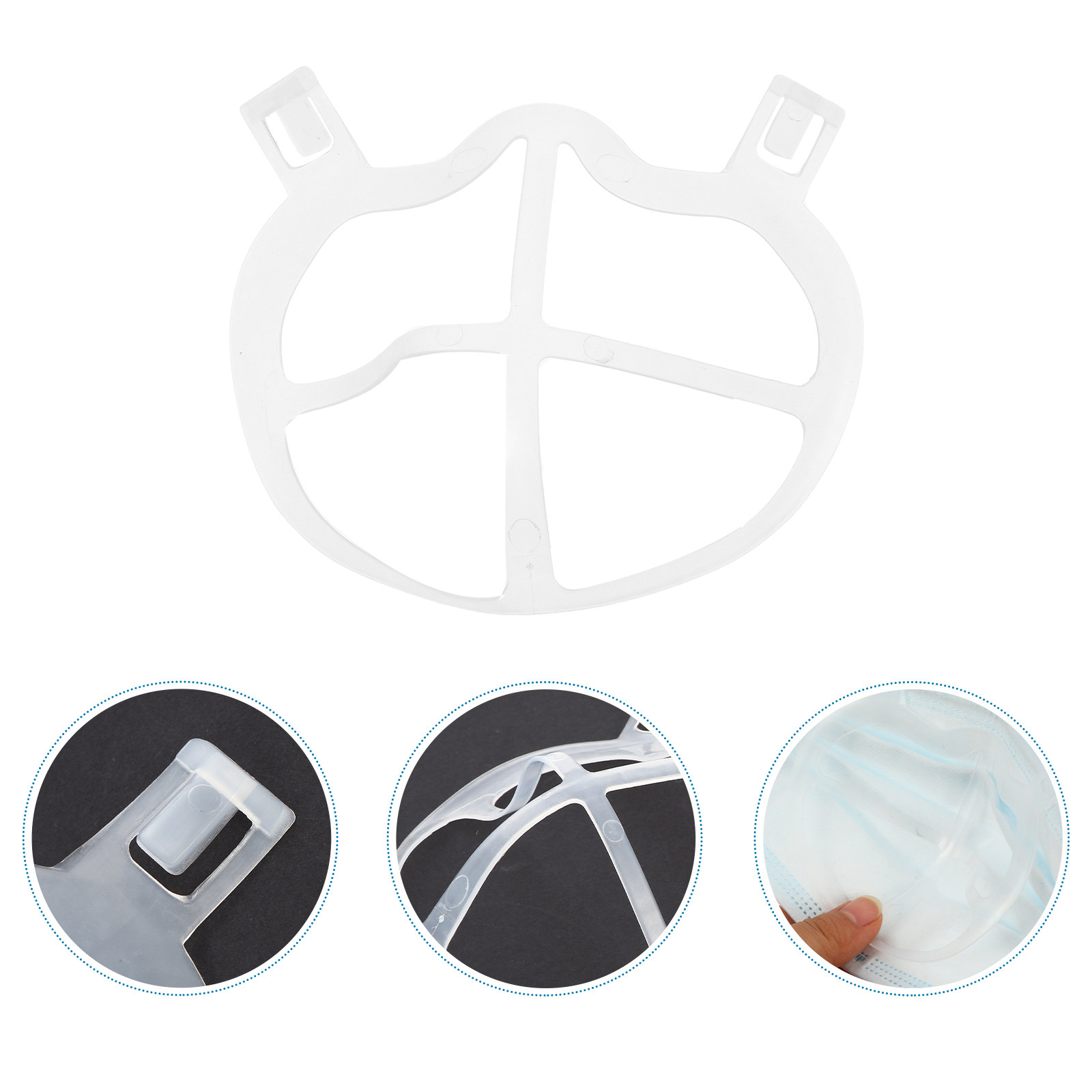 10 stuks huidvriendelijk dun s - Silicone Mask Bracket recensie en prijs