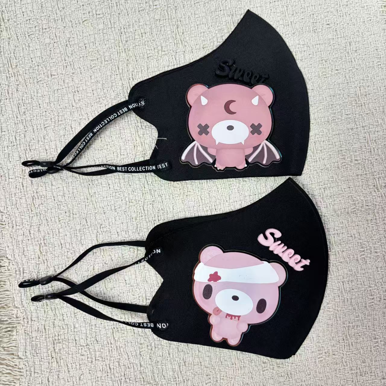 Schattige cartoon beer stoffen - Cloth Face Mask Washable recensie en prijs