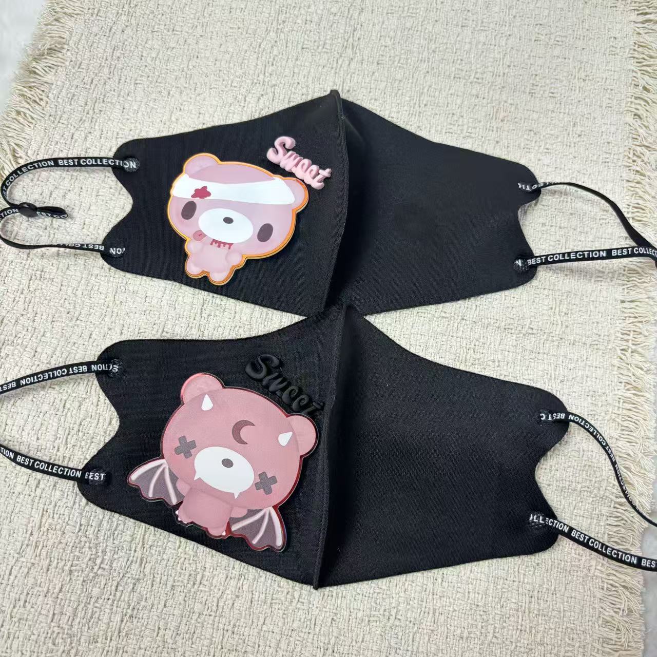 Schattige cartoon beer stoffen - Cloth Face Mask Washable recensie en prijs