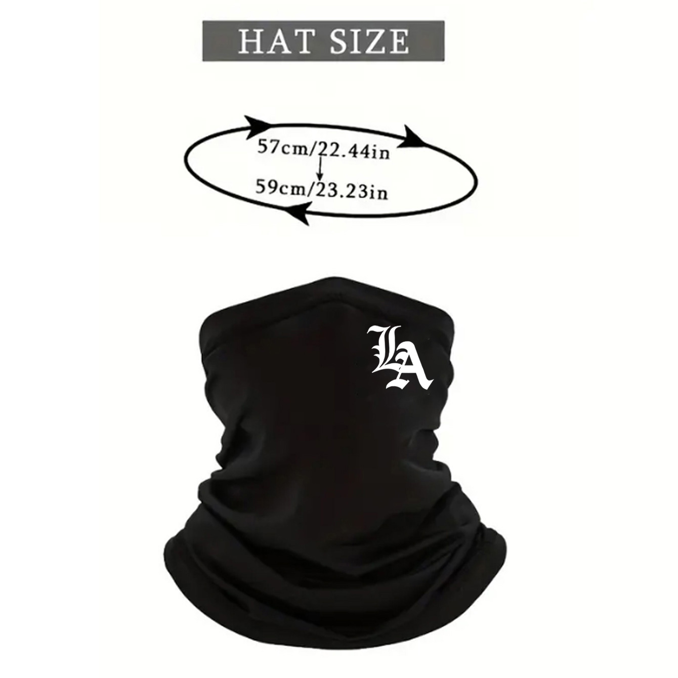 Balaclava-hoed LA Gothic Neck  - Cloth Face Mask Washable recensie en prijs