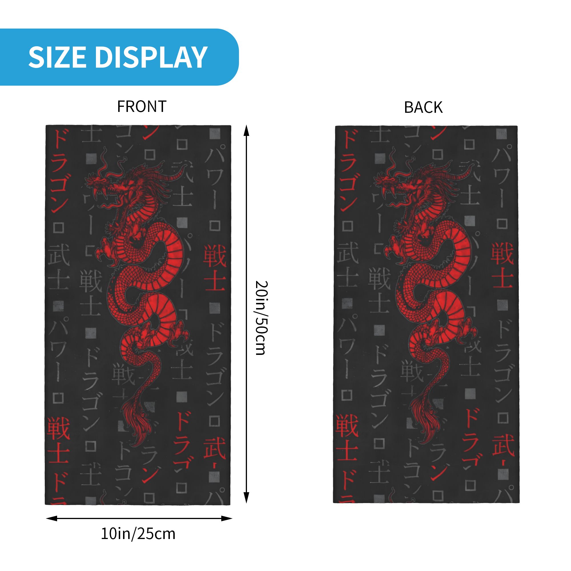 Rode Draak Dier Bandana Halsbe - Neck Gaiter Face Cover recensie en prijs