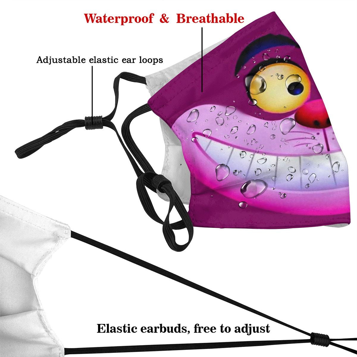 Lachende Mond Gezichtsmasker C - Cloth Face Mask Washable recensie en prijs