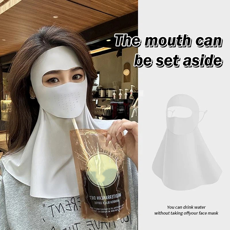 Zomer Ice Silk Face Gini Volle - Sports Mask Breathable recensie en prijs
